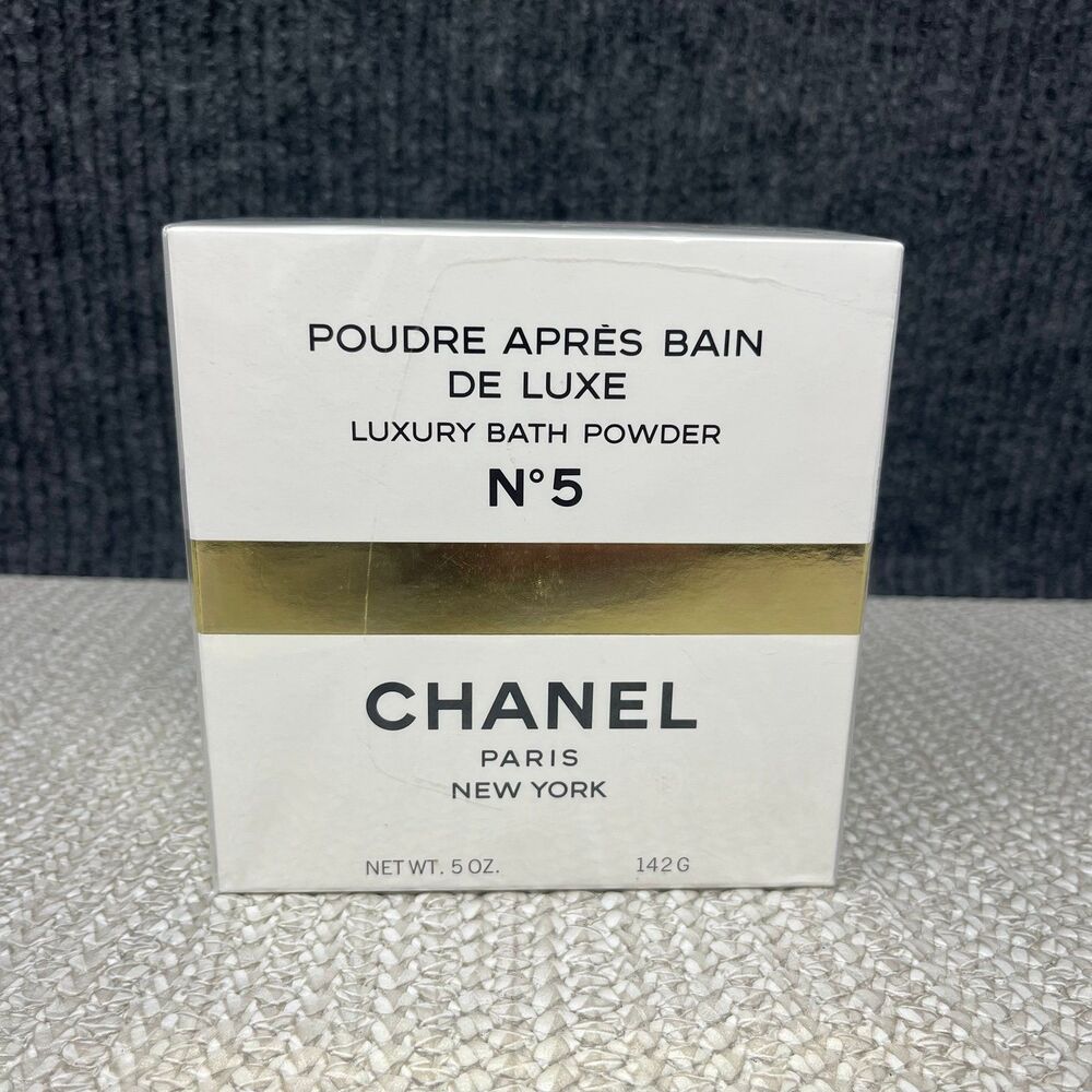 Chanel No 5 Luxury Bath Powder 5oz / 142g Poudre Apres Bain De Luxe SEALED